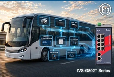 IVS-G802T E-Mark Certified GbE Switch — Smart Bus Solution